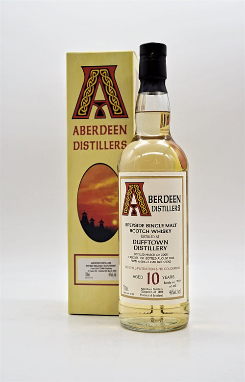  Aberdeen Distillers - 10 Jahre Dufftown Cask Ref 100 Speyside Single Malt Scotch Whisky