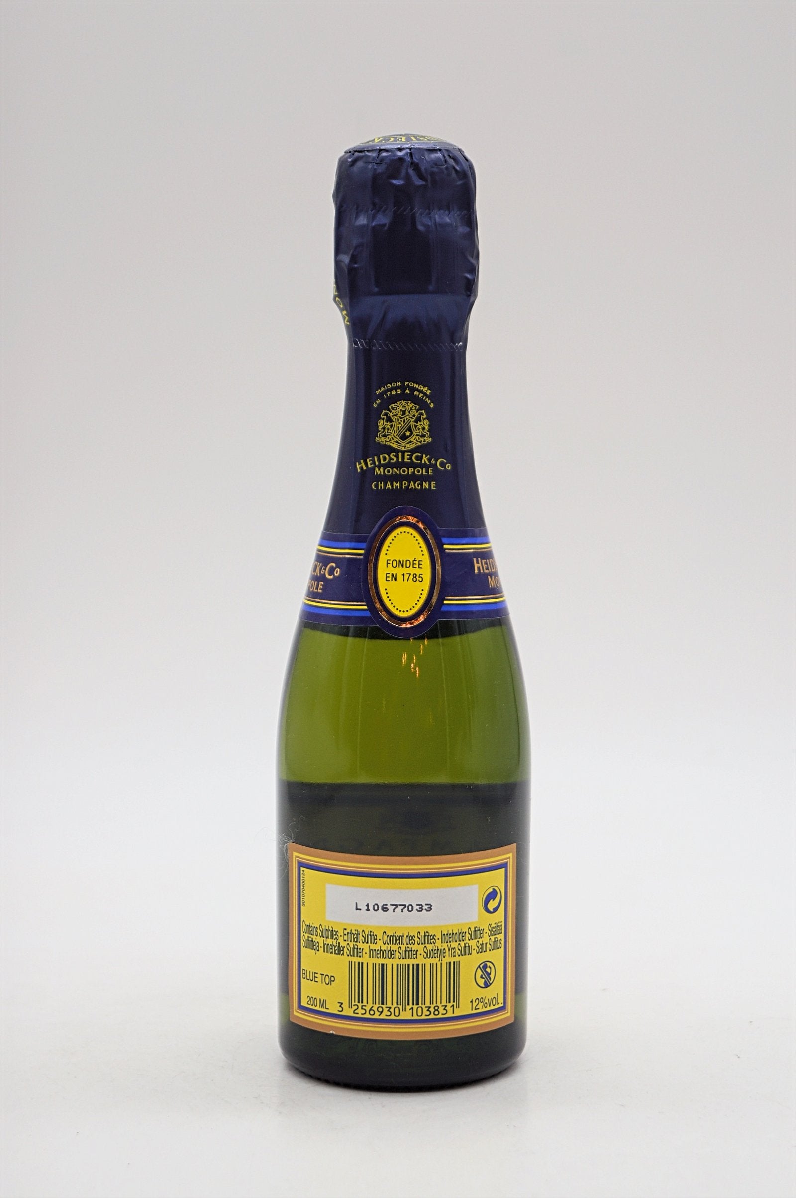  Heidsieck & Co. - Blue Top Champagner Monopole