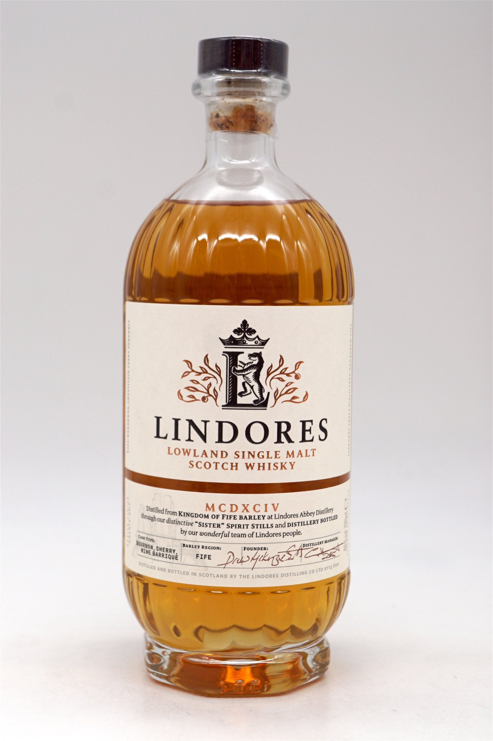  Lindores Abbey Distillery - MCDXCIV (1494) "Commemorative First Release" Single Malt Scotch Whisky