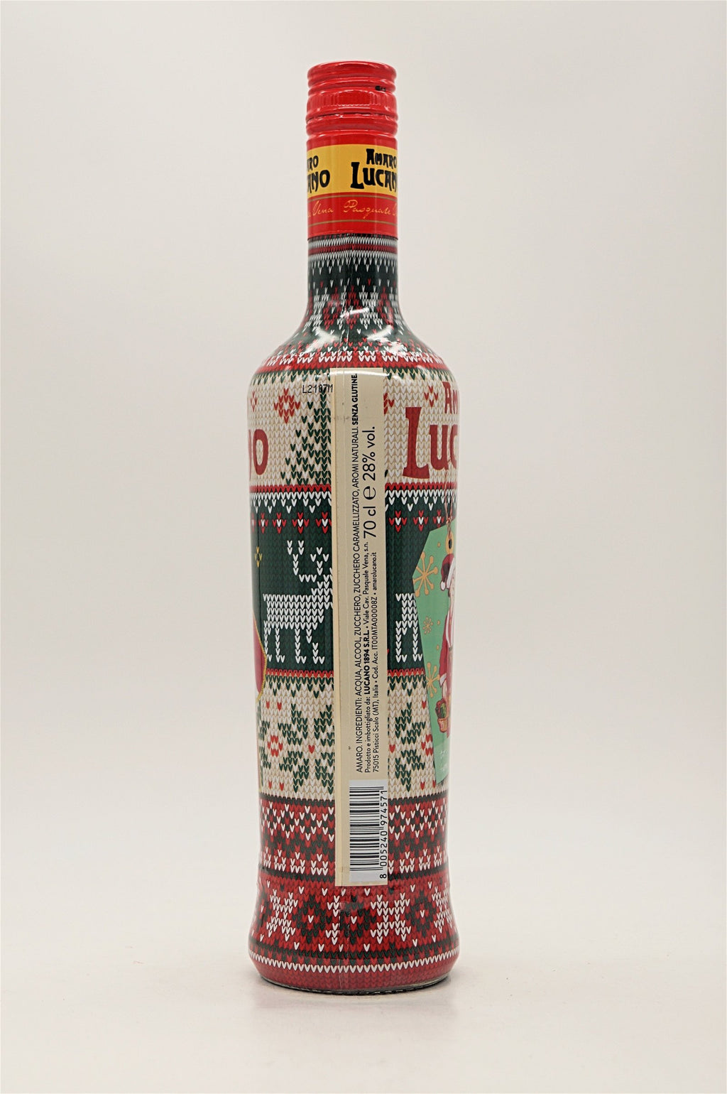  Lucano - Amaro Weihnachtsflasche