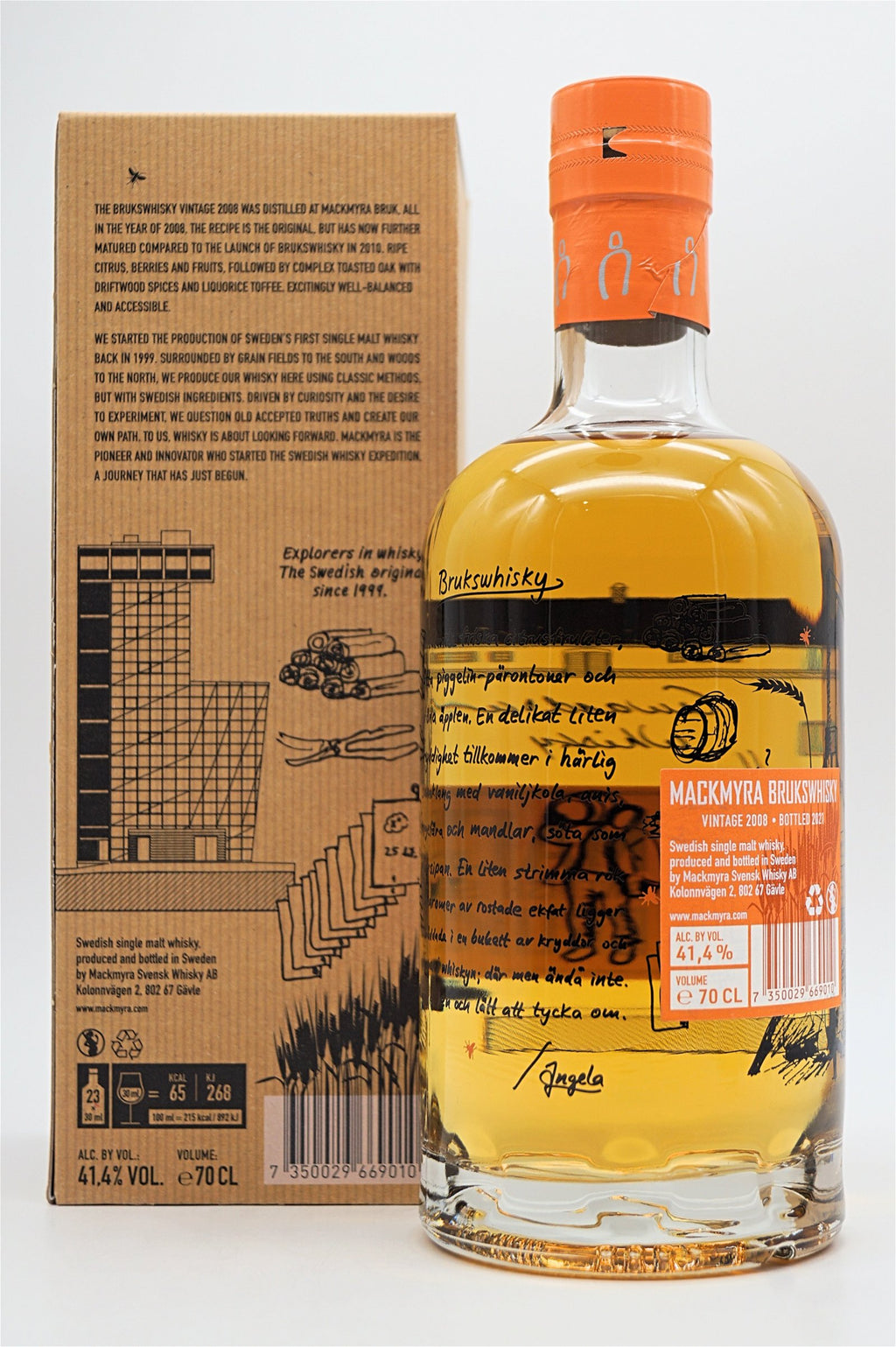  Mackmyra - Brukswhisky Vintage 2008-2021 Swedish Single Malt Whisky