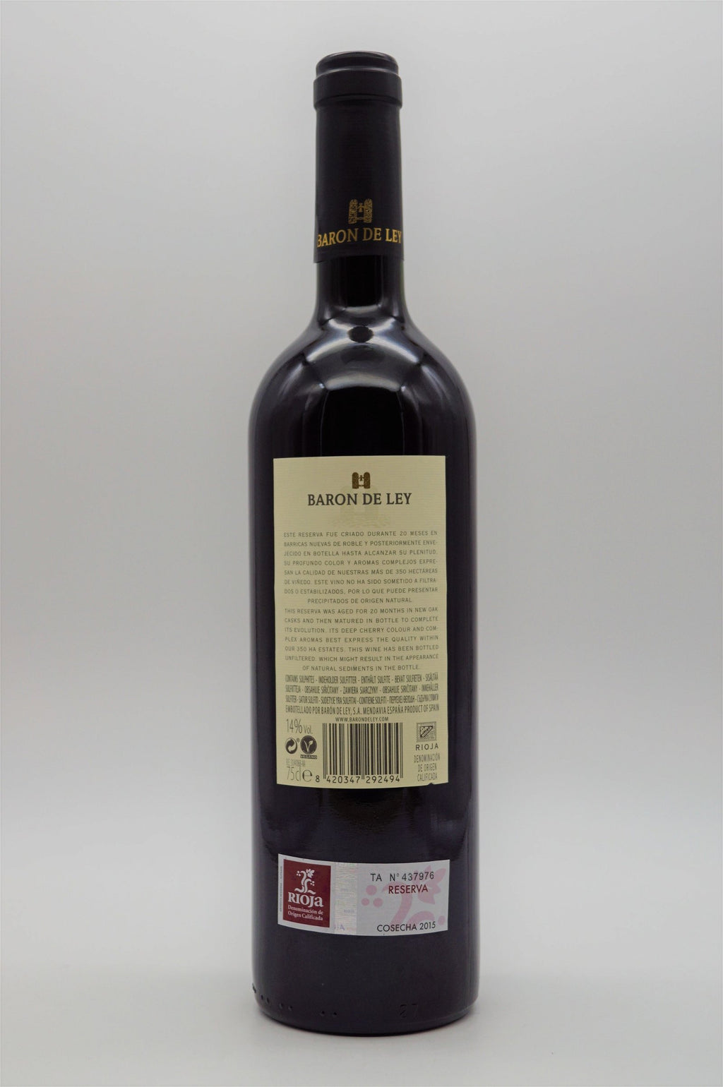  Baron De Ley - Rioja Reserva 2015