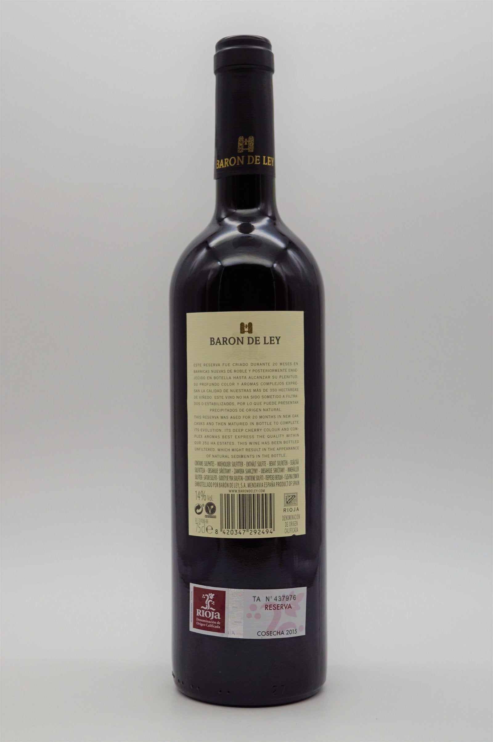  Baron De Ley - Rioja Reserva 2015