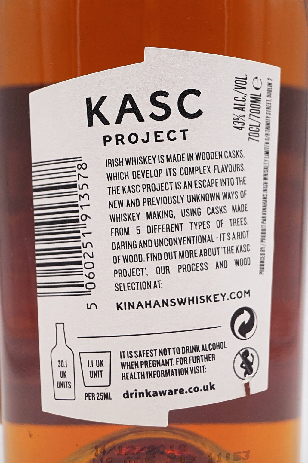  Kinahans - The Kasc Project Irish Whiskey