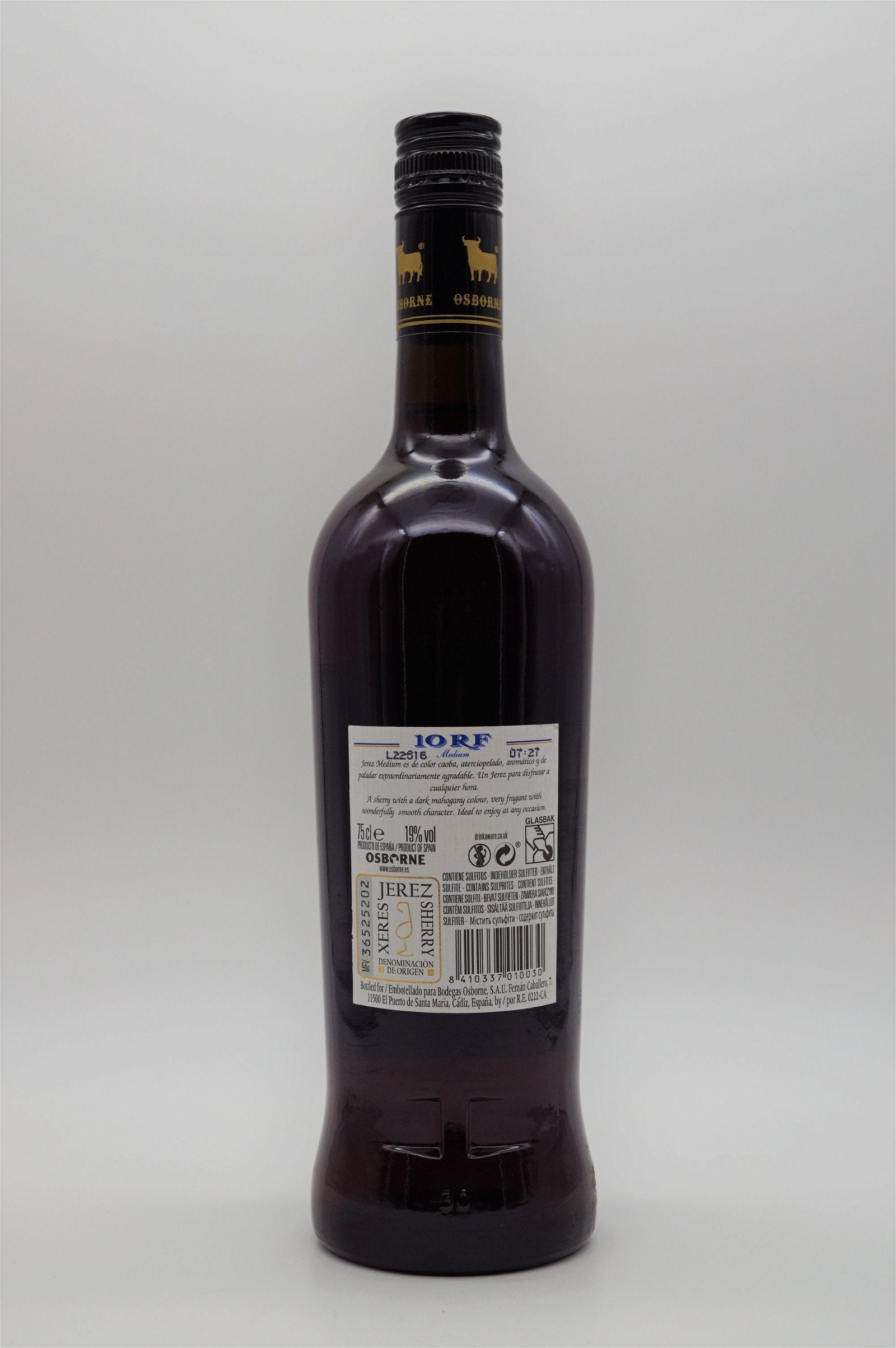  Osborne - 10 RF Medium Sherry