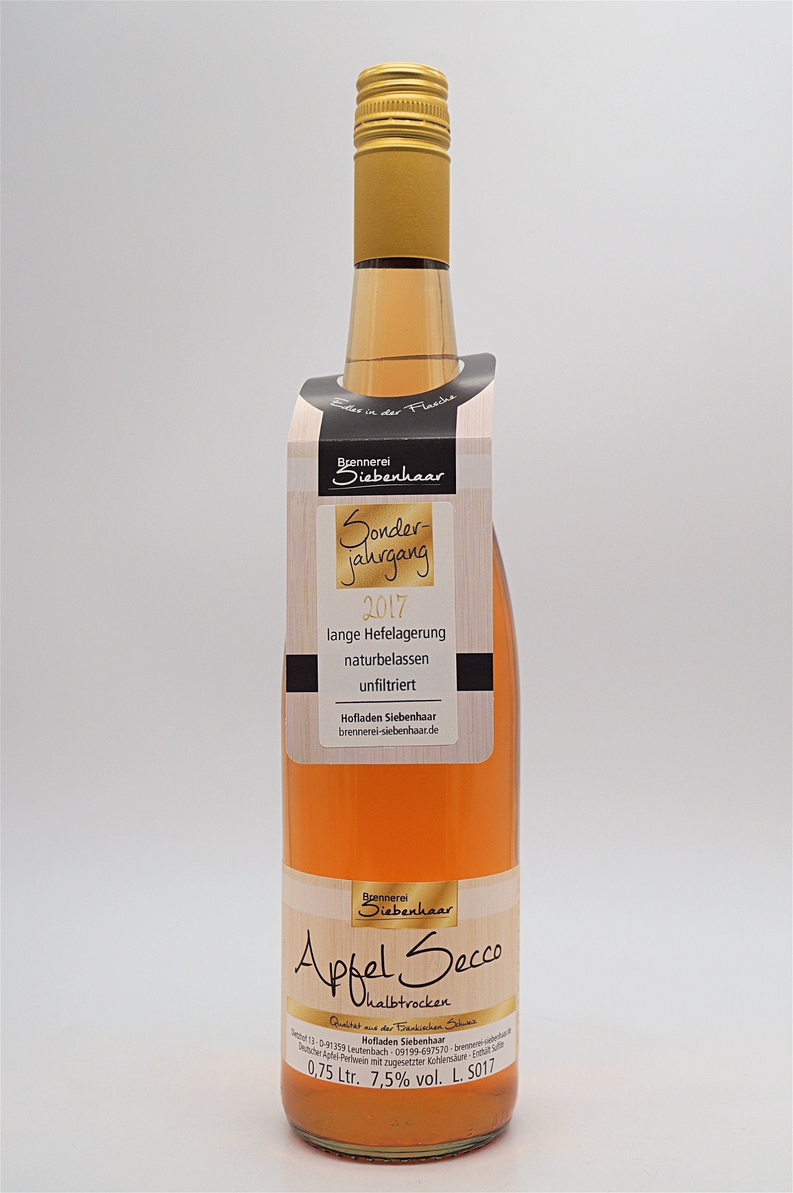  Brennerei Siebenhaar - Apfel Secco Halbtrocken
