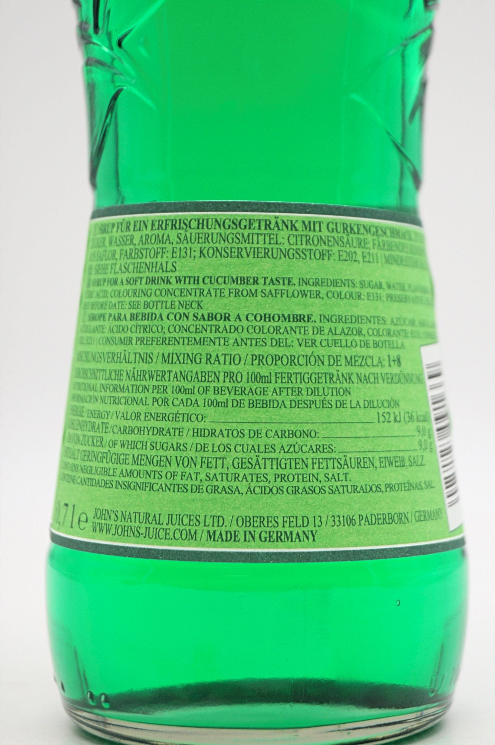  Johns - Gurke Sirup