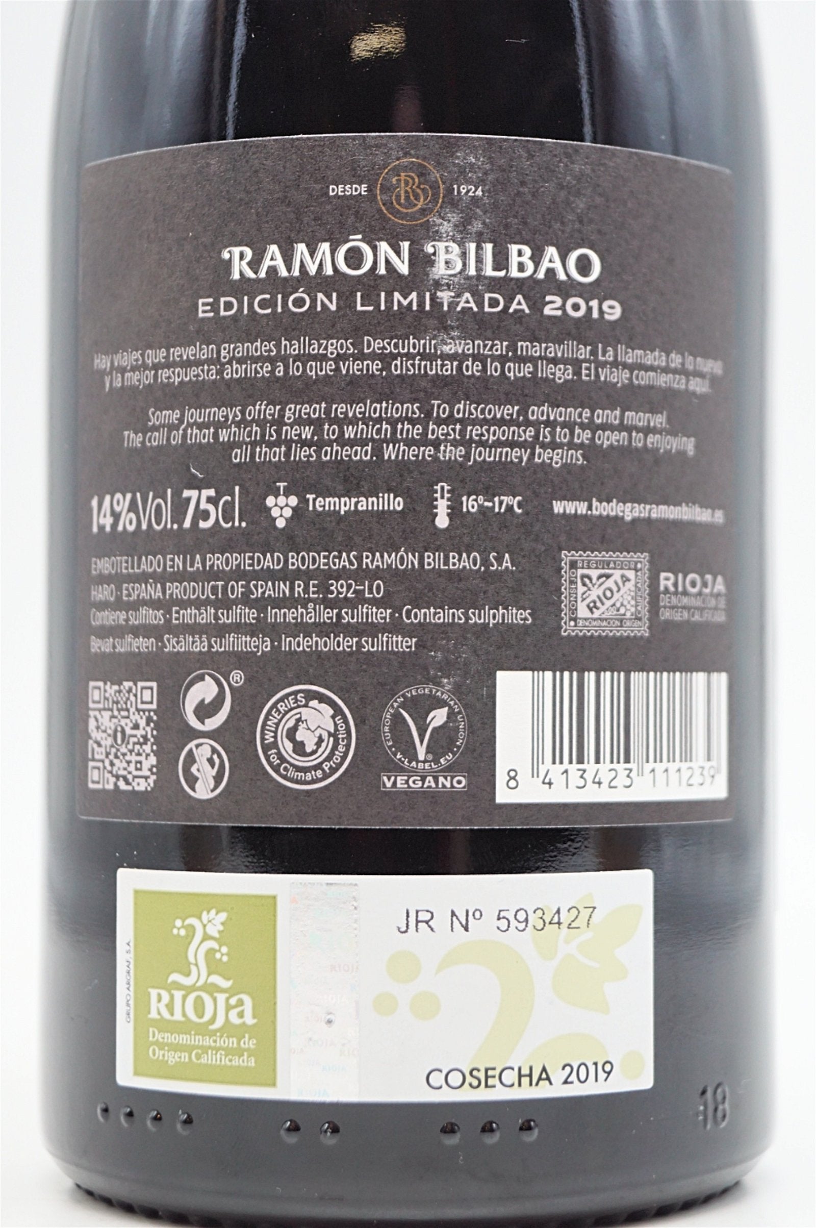 Ramon Bilbao - Rioja EDICIÒN LIMITADA 2019