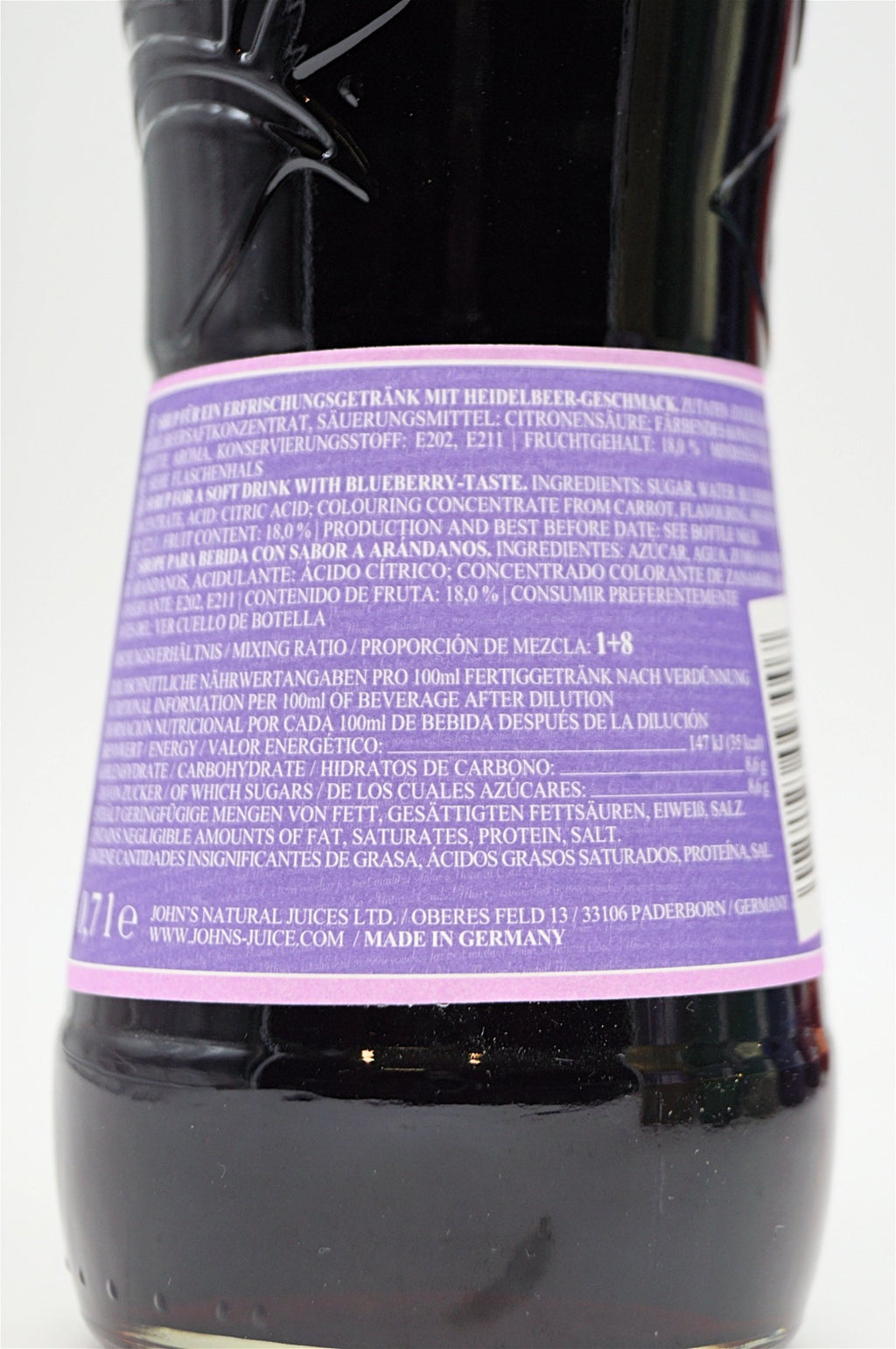  Johns - Heidelbeere Sirup
