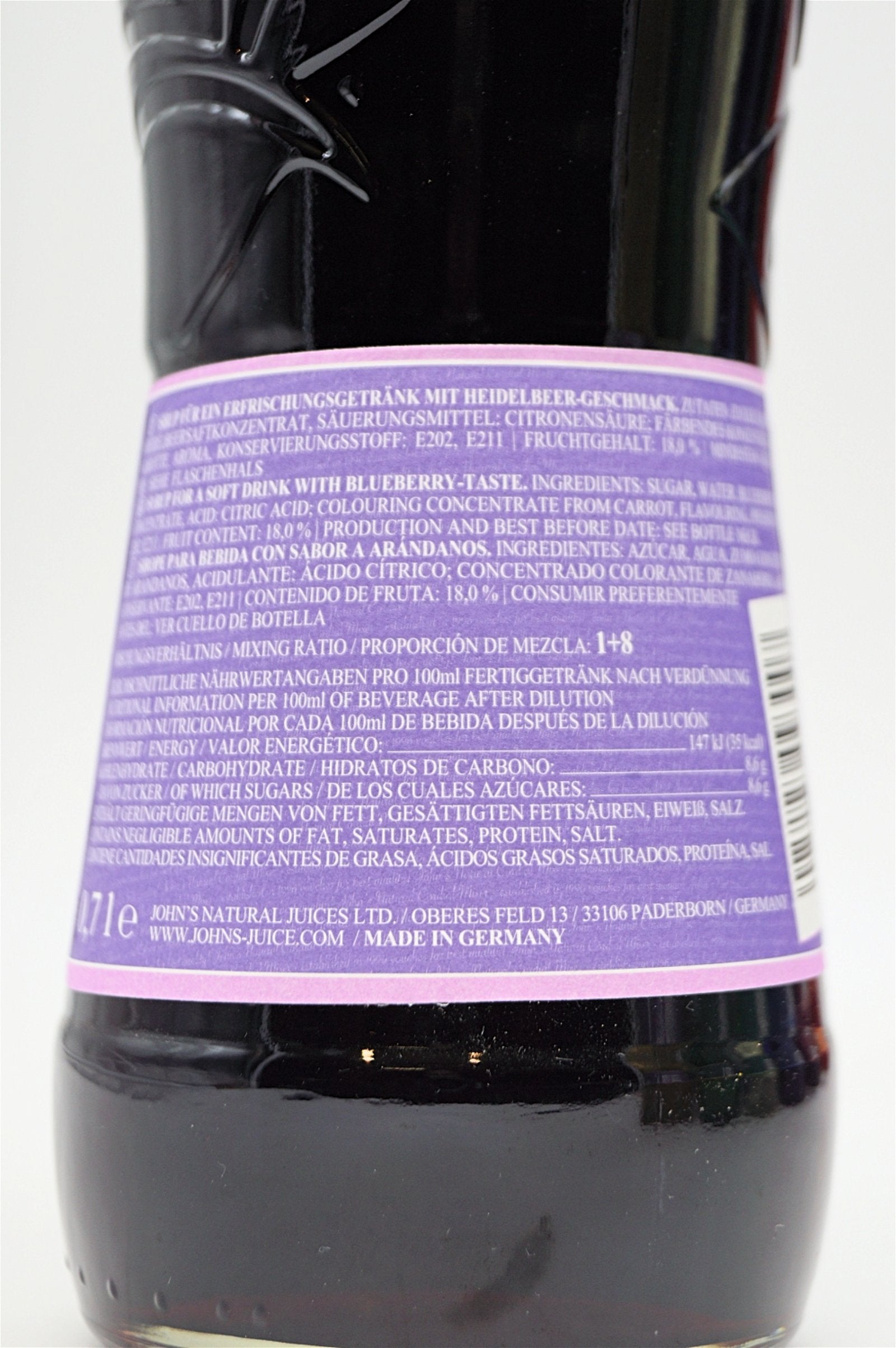  Johns - Heidelbeere Sirup