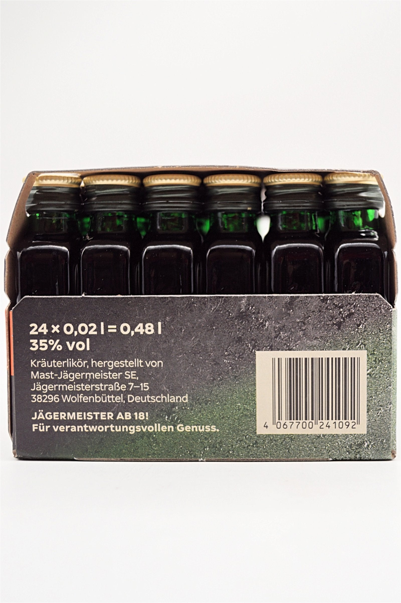  Jägermeister - Kräuterlikör 24er-Pack 0,02 Liter