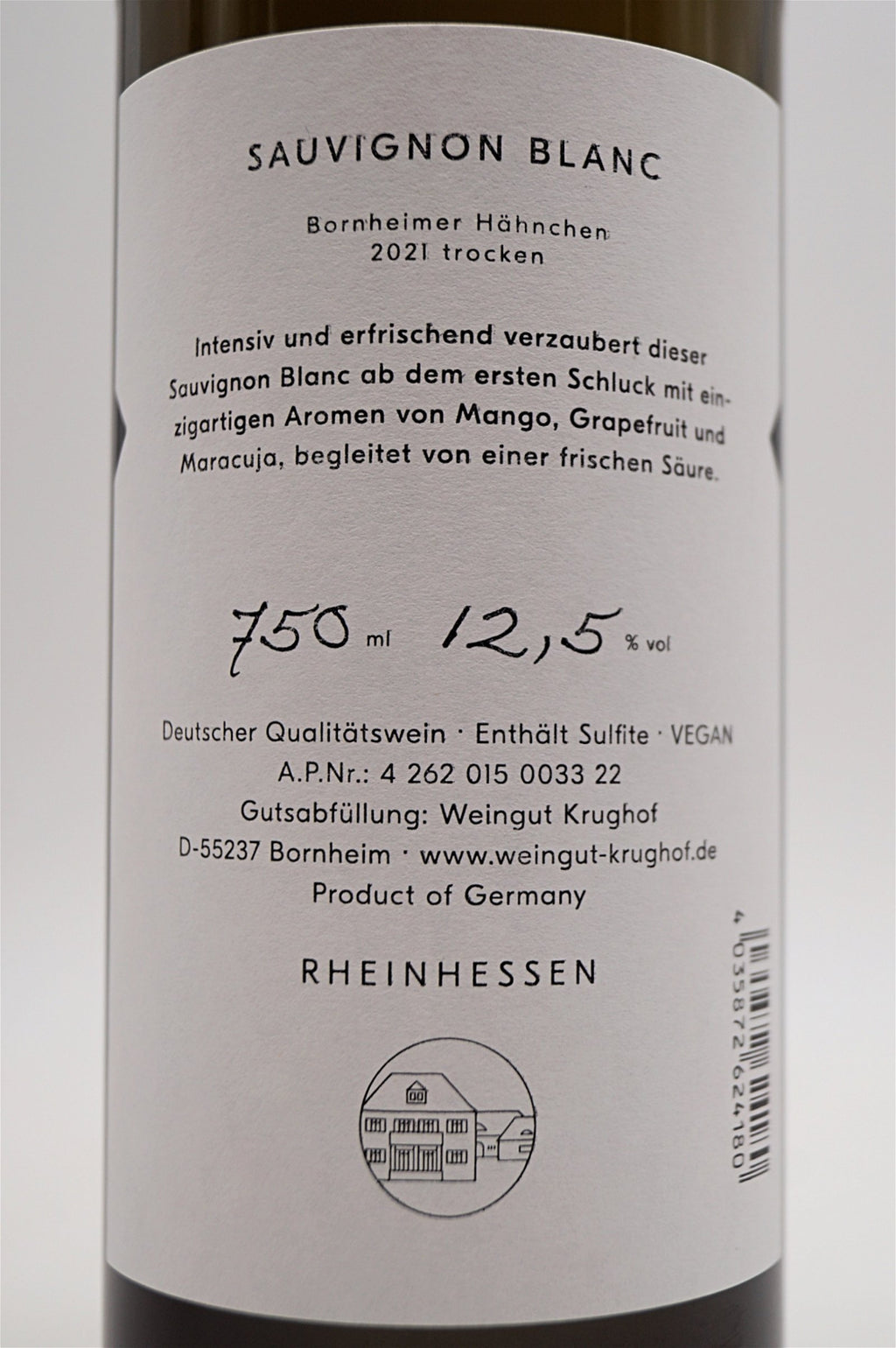  Weingut Krughof - SAUVIGNON BLANC Trocken 2021