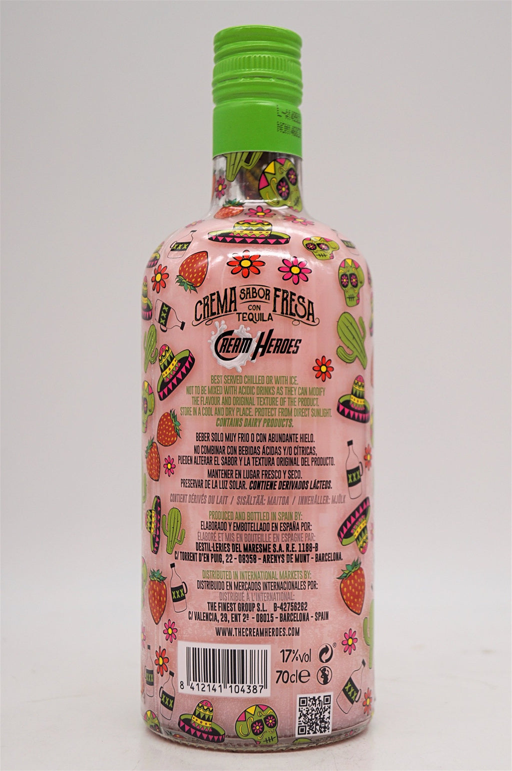  Cream Heroes - Tequila Erdbeer Likör Mit Sahne