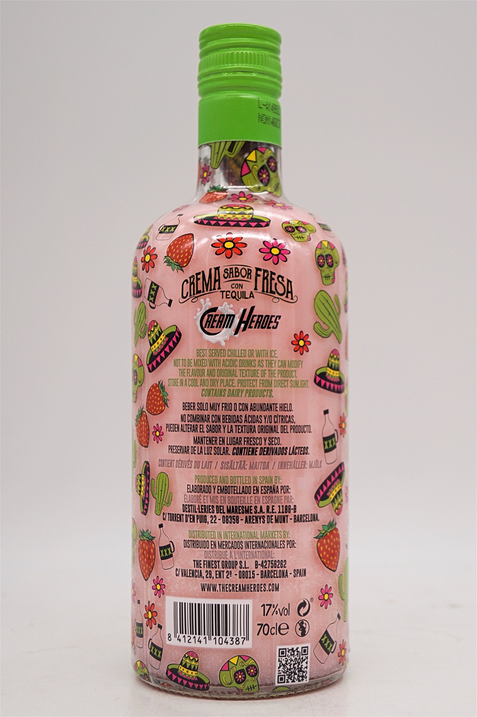  Cream Heroes - Tequila Erdbeer Likör Mit Sahne