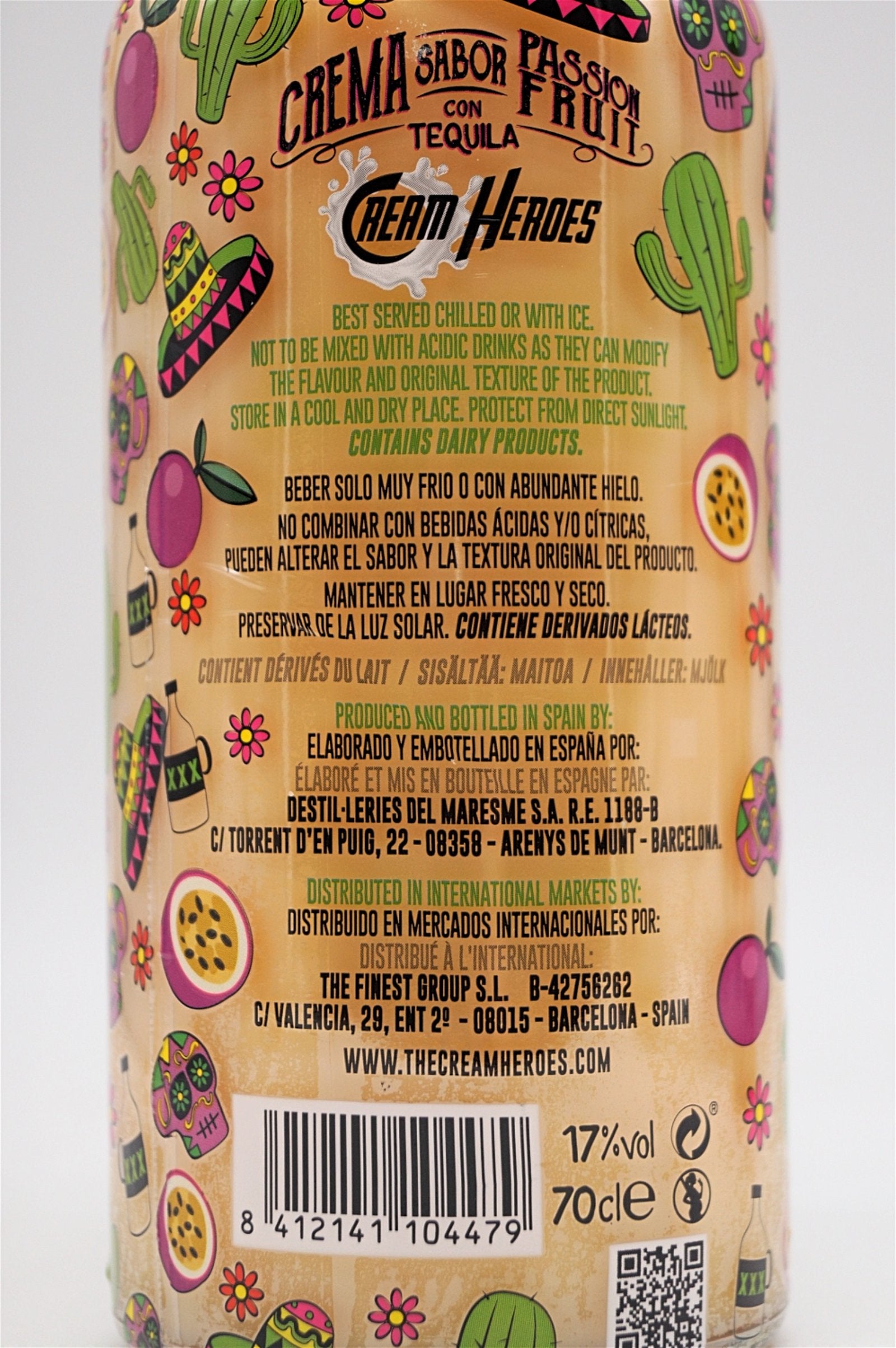  Cream Heroes - Tequila Passionsfrucht Likör Mit Sahne
