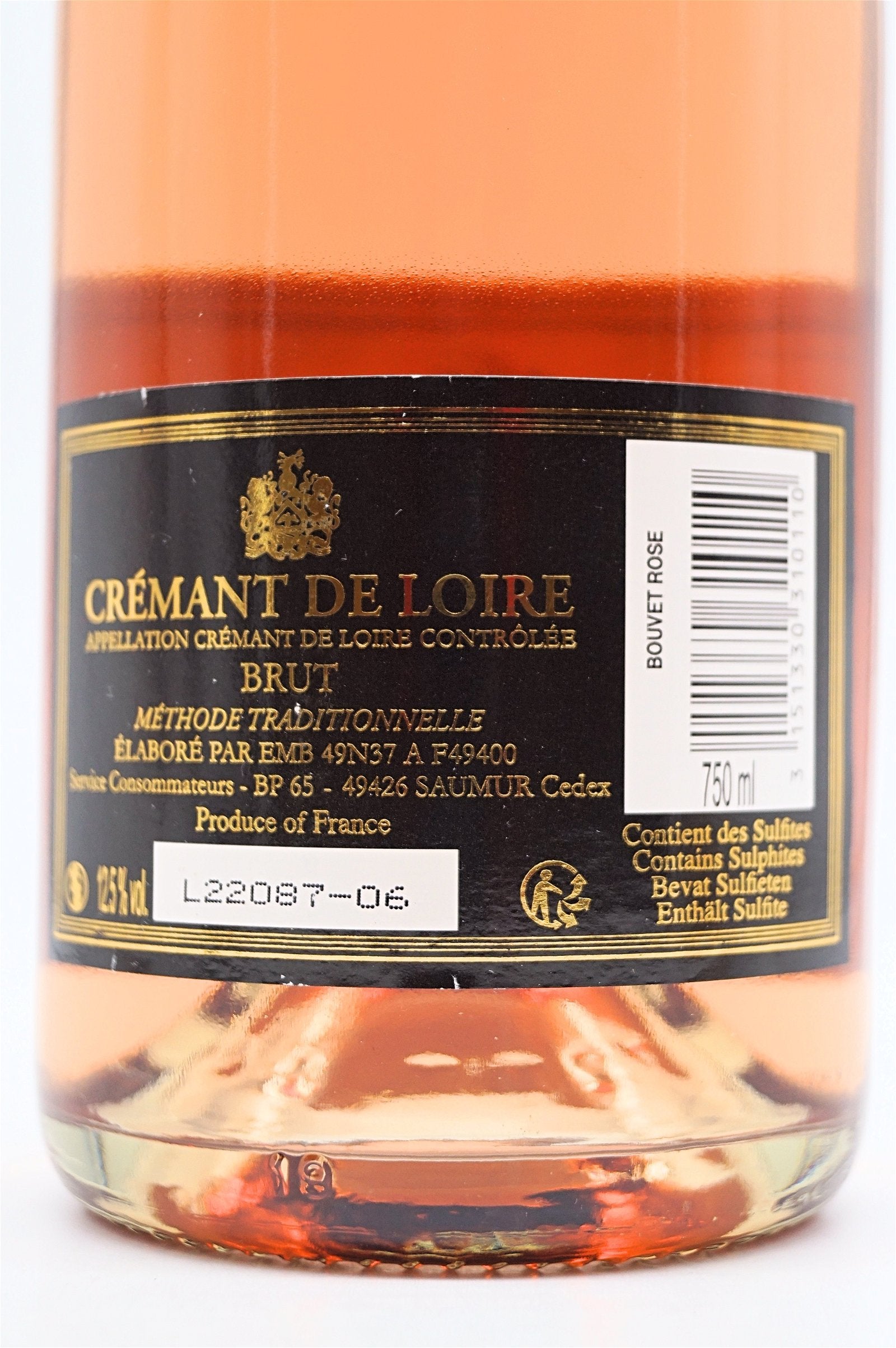  Bouvet - Cremant De Loire Brut Rose