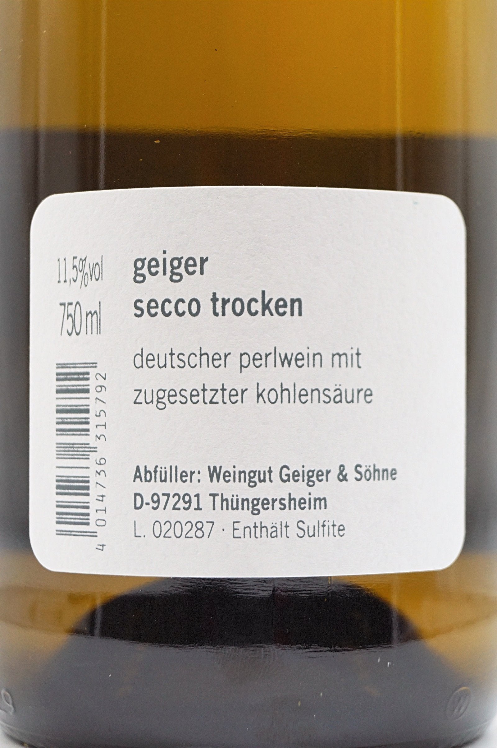  Geiger & Söhne - Geiger Secco