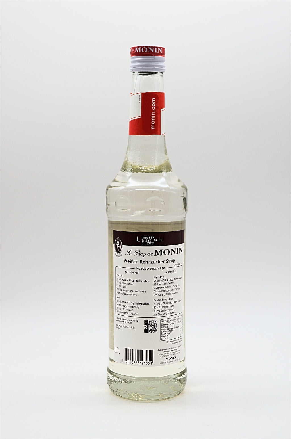  Monin - Weißer Rohrzucker Sirup