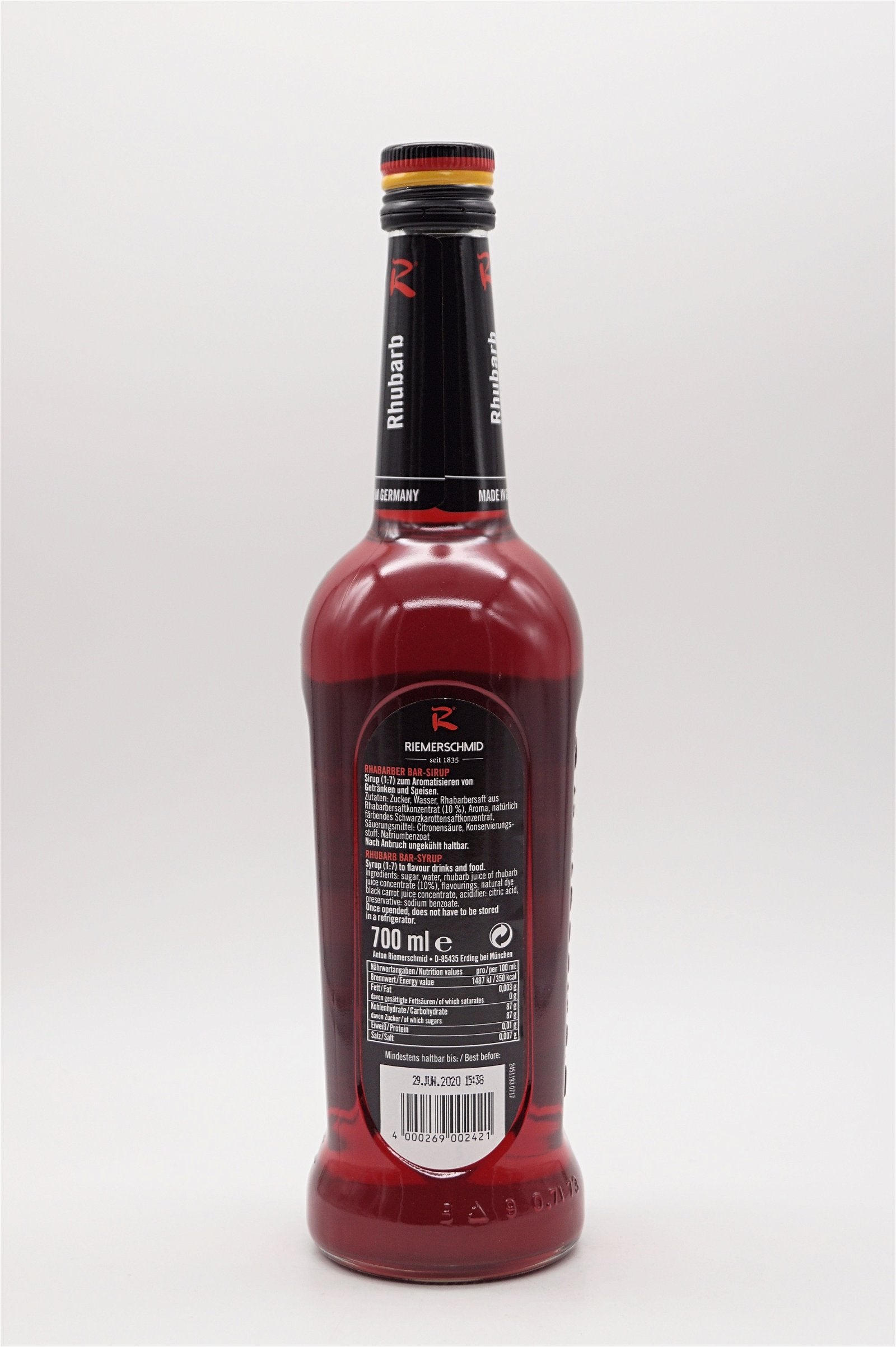  Riemerschmid - Rhabarber Sirup