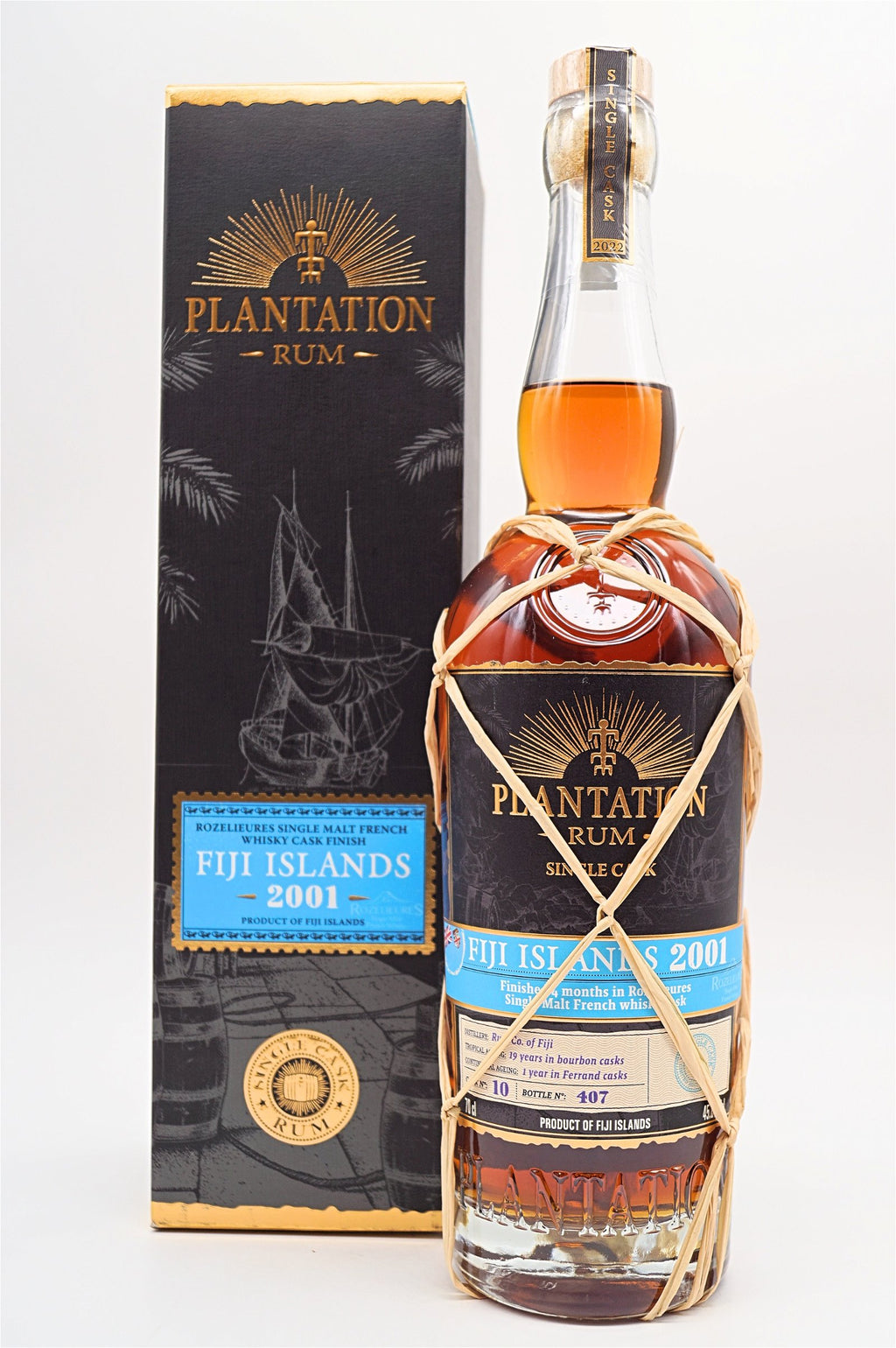  Plantation Rum - Fiji Islands 2001 Rozelieures Single Malt French Whisky Cask Finish