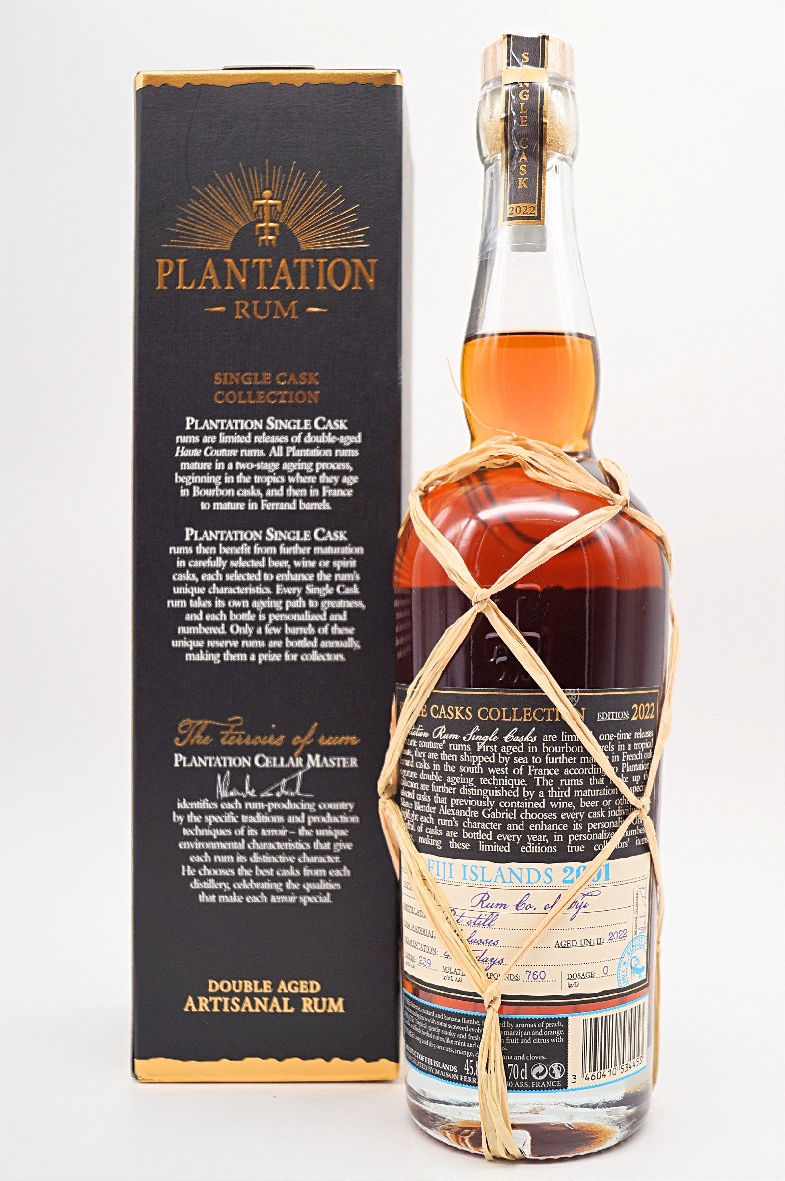  Plantation Rum - Fiji Islands 2001 Rozelieures Single Malt French Whisky Cask Finish