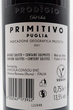  Latentia Winery - Primitivo Del Sole Prodigio Puglia 2021