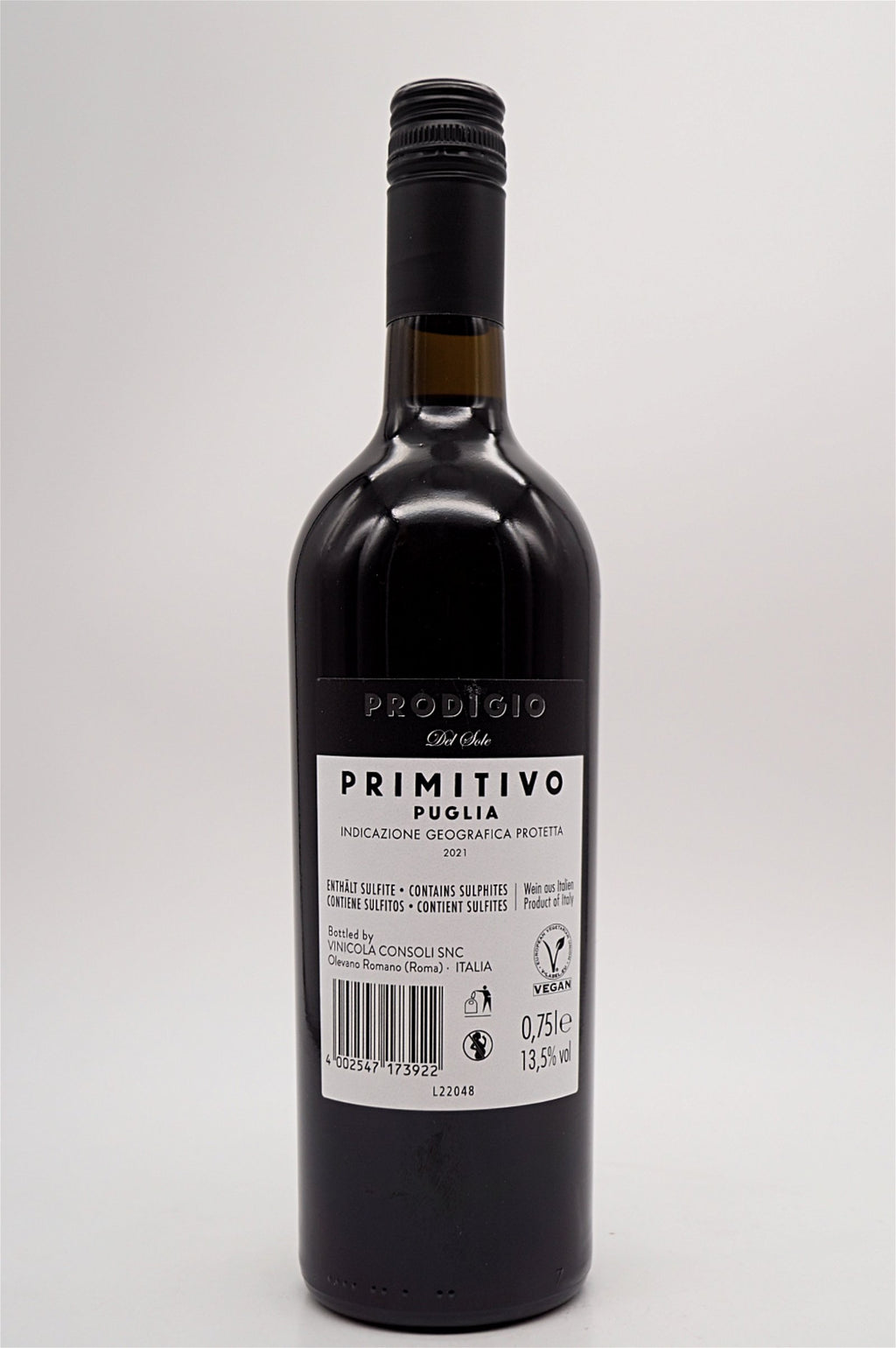  Latentia Winery - Primitivo Del Sole Prodigio Puglia 2021