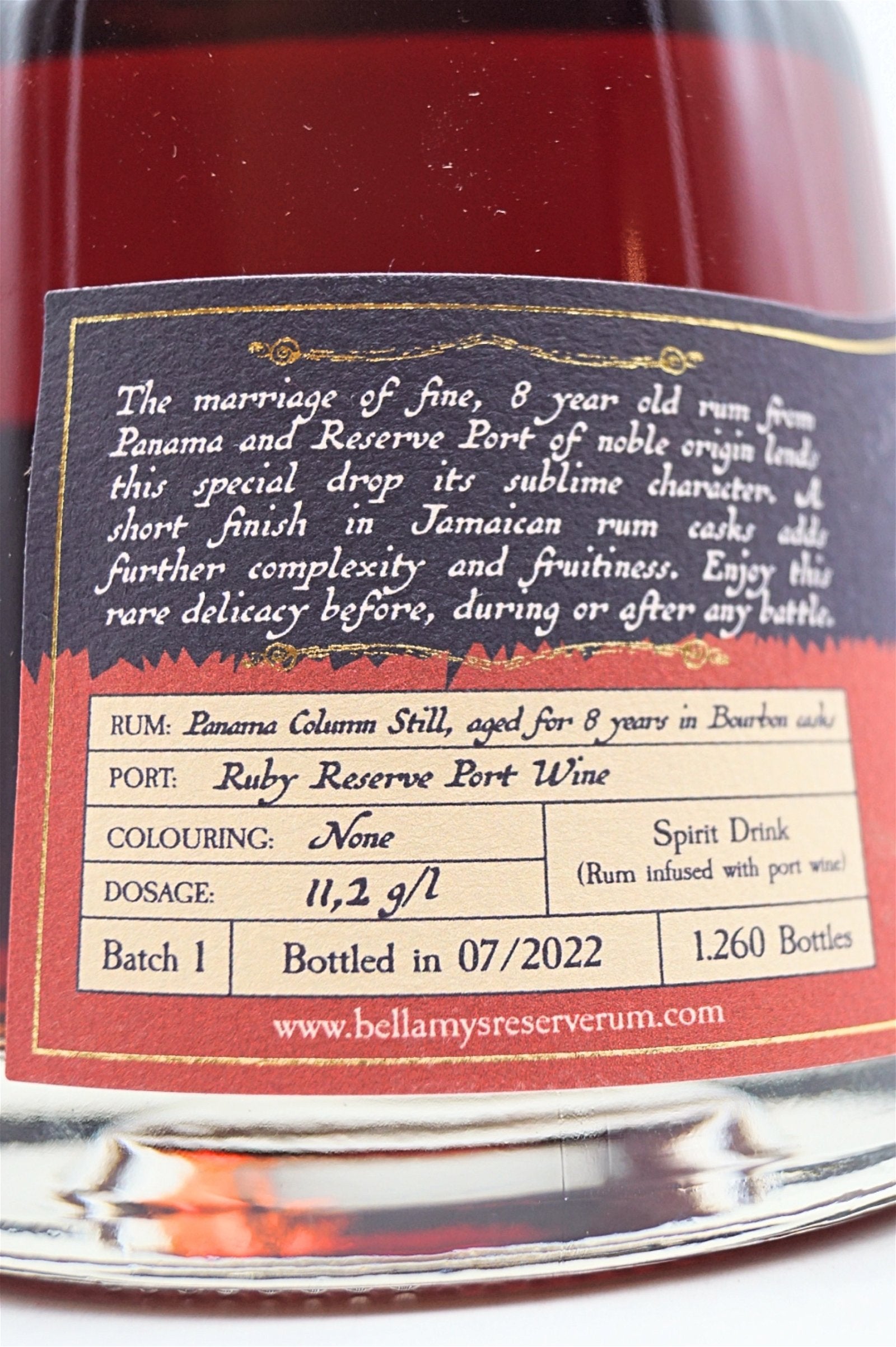  Bellamys Reserve Rum - Ruby