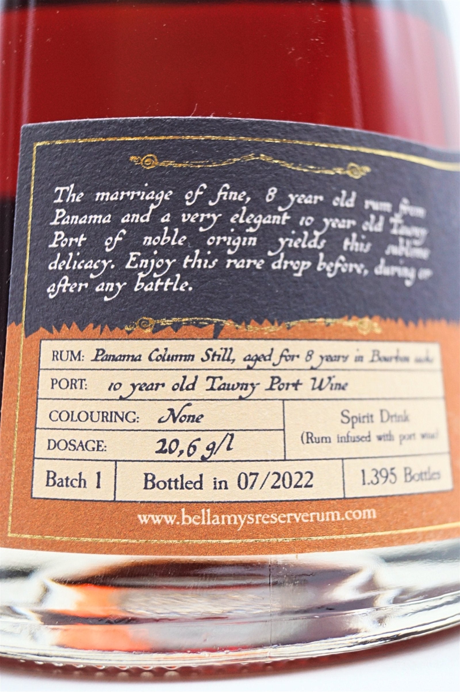  Bellamys Reserve Rum - Tawny