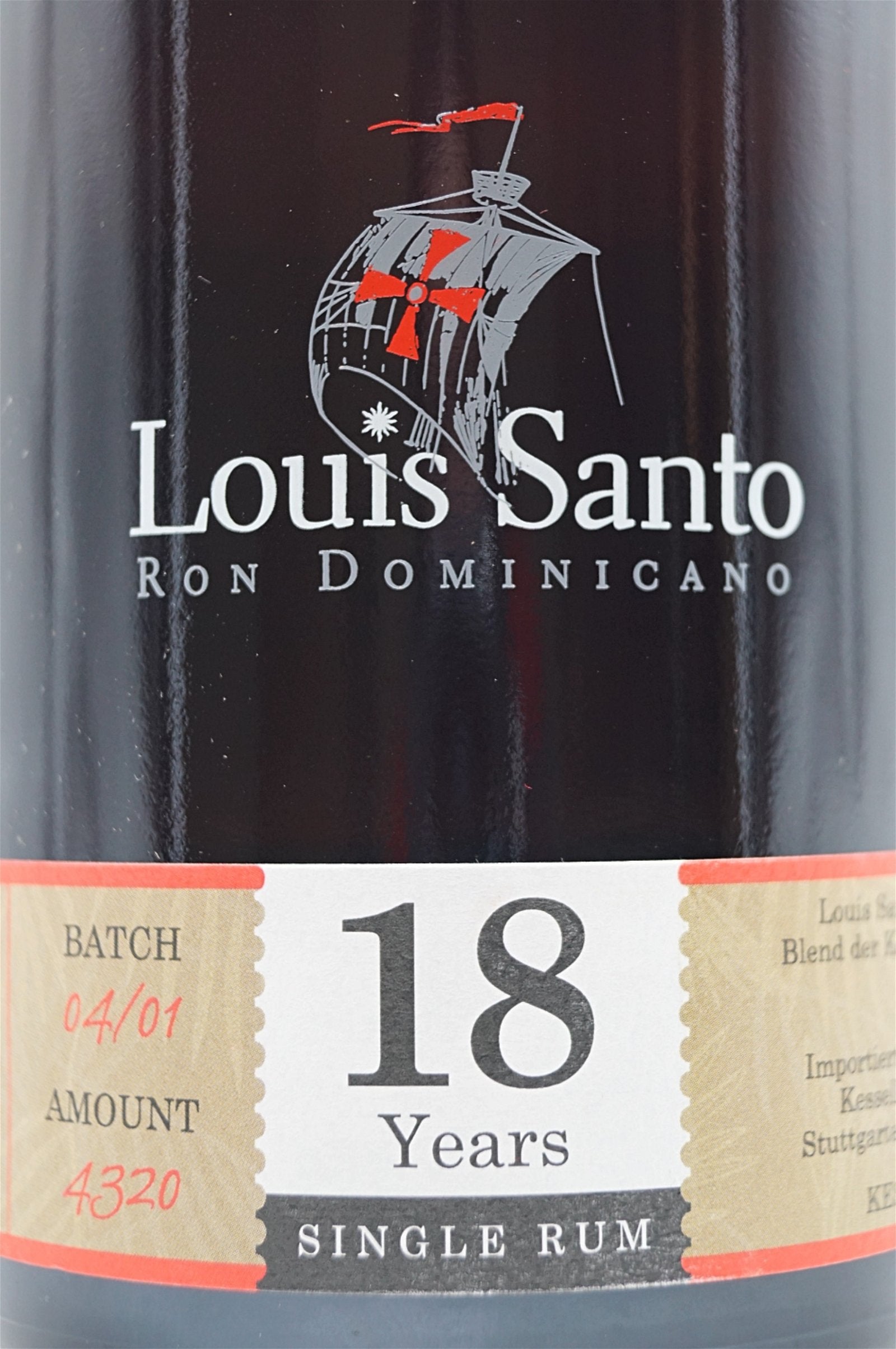  Louis Santo - 18 Jahre Single Rum Batch 04/01