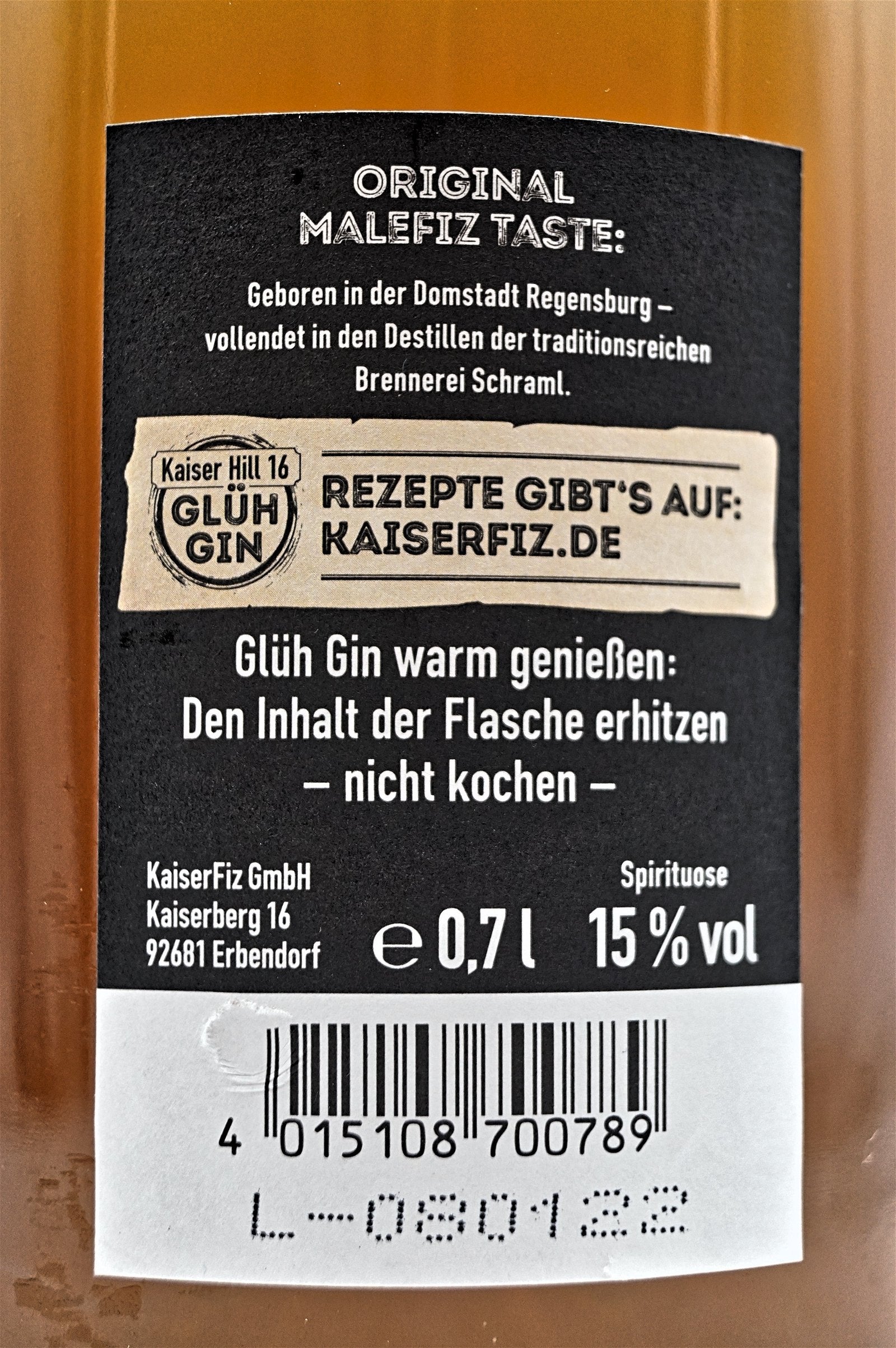  Kaiser Hill 16 - Glühgin 6er Sparset