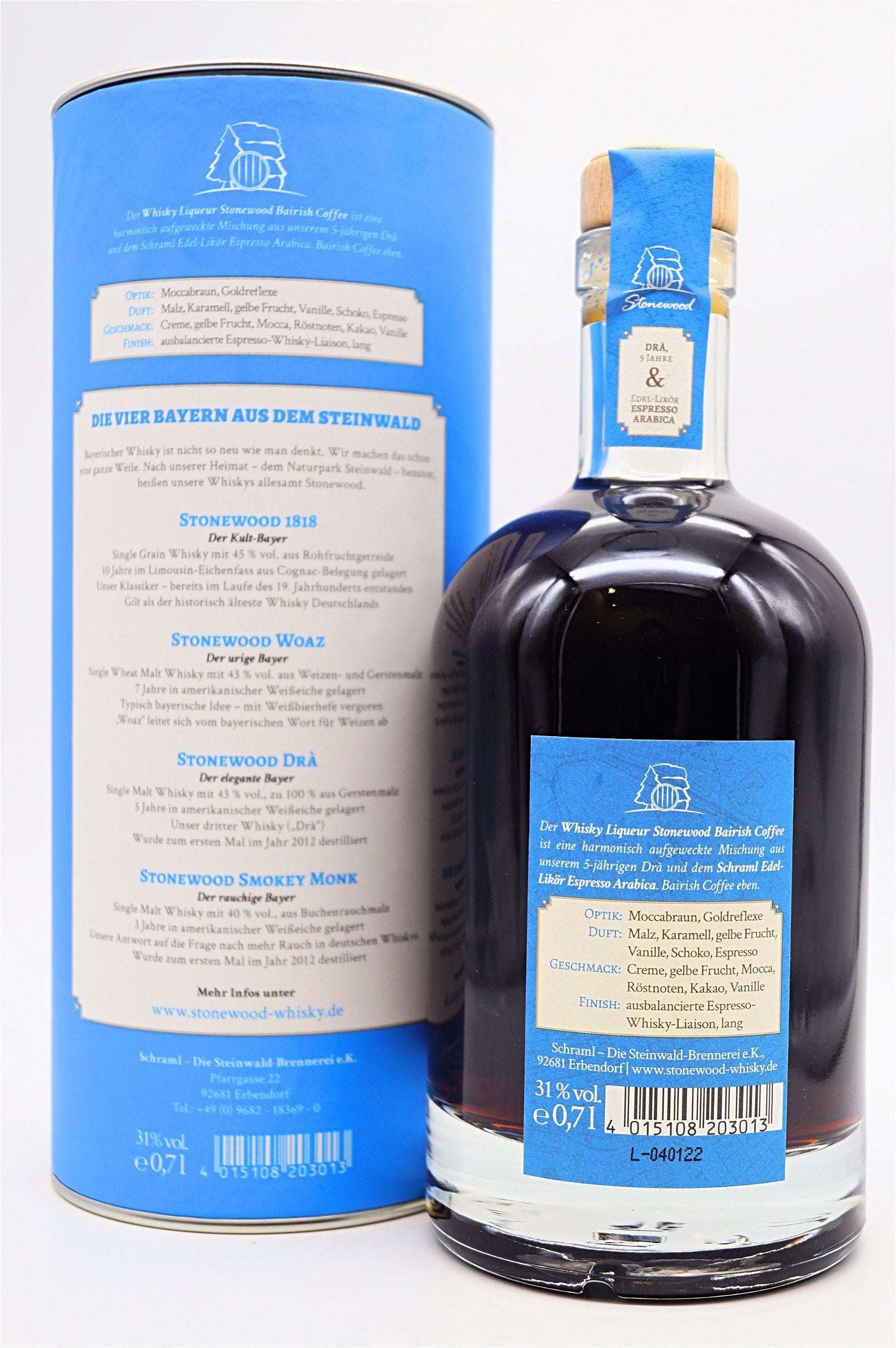  Schraml - Stonewood Bairish Coffee Whisky Likör